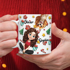 Personalized Dog And Human Mug For Dog Lover TH10 896261