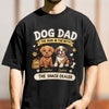 Personalized Dog Dad The Man The Myth The Snack Dealer Dark Shirt Gift For Dog Lovers HO82 902606
