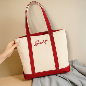 Custom Name Family Embroidered Monogram Beach Bag HO82 894246