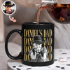 Personalized Vintage Photo Dad, Mom Black Mug - Family Gift HA75 921582
