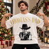 Personalized Vintage Photo Dad, Mom Shoulder to Shoulder Comfort Shirt HA75 919556