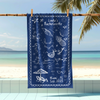 Personalized Location and Name Party Summer Bachelorette Beach Towels LM32 893443