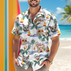Custom Cute Cat Face Tropical Summer Vibe Hawaii Shirt LM32 893415
