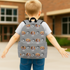 Custom Dog Face And Paw - Personalized Custom 3D Inflated Effect Backpack CH07 911152