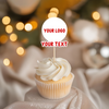 Custom University Logo Class of 2025 Graduation Decoration Cupcake Toppers HA75 892266