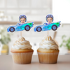 Custom Kid Face Car Toys Decoration Cupcake Toppers HA75 892000