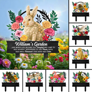 Personalized Name To Plant A Garden Is To Believe In Tomorrow Garden Stake LM32 893757