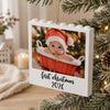 Custom Photo First Christmas Building Blocks Ornament TH10 170641