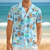 Custom Photo Dog Dad Stance Beach Hawaii Shirt LM32 893707