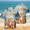 Custom Photo Dog Portrait Retro Style Hawaii Shirt TH10 892951