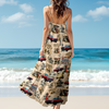 Custom Car Photo Rout 66 Authentic V-Neck Cami Maxi Dress TH10 892735