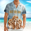 Custom Photo Dog Portrait Retro Style Hawaii Shirt TH10 892951