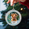 Custom Dog Photo In Loving Memory Christmas Acrylic Ornament Pet Loss Keepsake Gift CH07 180536