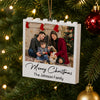 Custom Photo Merry Christmas Building Blocks Ornament TH10 170647