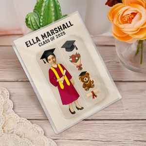 Custom Face Figure Acrylic Block Plaque, Unique Keepsake, Graduation Gift HA75 892330