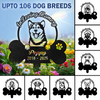 In Loving Memory Personalized Dog In Heaven Garden Stake CH07 896294