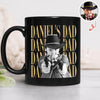 Personalized Vintage Photo Dad, Mom Black Mug - Family Gift HA75 921582