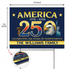 Personalized American Flag - America 250th Anniversary Yard Sign HO82 900998