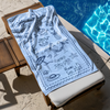Personalized Location and Name Party Summer Bachelorette Beach Towels LM32 893443