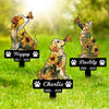Custom Dog Cat Sunflower Memorial Garden Stake CH07 180198