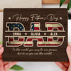 Custom Kid Names To Me You Are The World 2-Layered Wooden Plaque With Stand - Personalized Father’s Day Gift CH07 911402