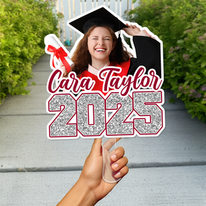 Custom Photo Class of 2025 Graduation Face Fans Graduation Party Decor Gift HA75 892004