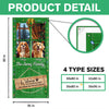 This Humans Just Live Here With Us Door Cover Personalized Gift For Dog Lovers HO82 900258