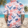 Personalized America 250th Anniversary Patriotic Eagle Hawaii Shirt HA75 920292
