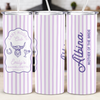 Custom Name Beach Icon Skinny Tumbler - Personalized Summer Party Cup HO82 902992