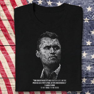 American Patriot - Prayers Up for Charlie Dark Shirt HA75 644112