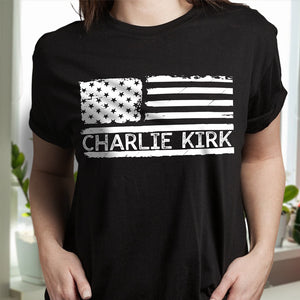 Charlie Kirk Memorial Dark Shirt HA75 644115
