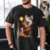 Custom Pet Photo Moon Comfort Shirt - Personalized Pet Lover Gift HO82 902934