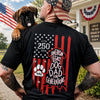 Celebrating 250 Years with My Best Friend | Patriotic Dog Dark Shirt Back HA75 921636