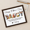 Upload Photo Happy Father's Day 2-Layered Wooden Plaque With Stand HA75 892516