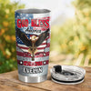 Custom Name Patriotic 250th Anniversary God Bless America Eagle 1776-2026 Fat Tumbler HO82 902254