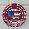 Custom Name America 250 Birthday 1776-2026 Personalized Door Sign HA75 898482