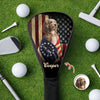 Custom Dog Photo American Patriot Golf Club Head Cover HA75 921306