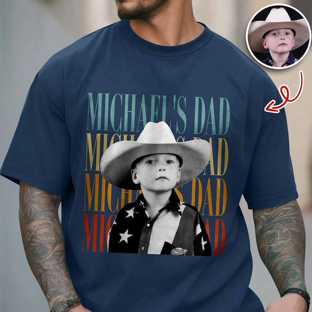Personalized Vintage Photo Dad, Mom Family Comfort Shirt HA75 921330