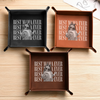 Personalized Vintage Photo Best Dad Mom Ever Valet Tray - Father’s Day Gift LM32 669057