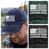 Charlie Kirk Memorial Washed Denim Baseball Cap HA75 64462