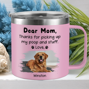Custom Photo Thanks For Picking My Stuff Happy Mother's Day Stainless Steel Tumbler TH10 892585