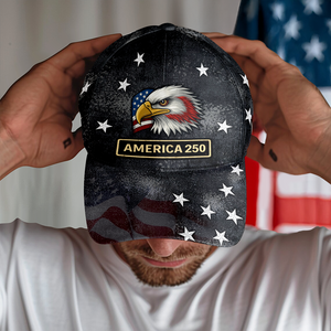 America 250 Years of Freedom Classic Cap America 250th Anniversary 1776 2026 Cap CH07 896982