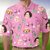 Custom Face Golf Polo Shirt Gift For Golfers, Gift For Dad, Husband HA75 898688