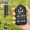 Custom Photo God Took You Home To Be With Him Memorial Wind Chimes LM32 893823