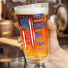 Personalized Legend Husband Dad Papa US Flag Beer Glass CH07 895846