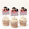 Custom Photo Class of 2026 Graduation Decoration Cupcake Toppers HA75 891996