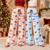 Custom Dog Face Photo With Colorful Background For Pet Lover Lounge Pants LM32 670195