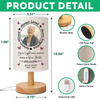 Custom Photo Always In Our Thoughts Memorial Fabric Lamp HA75 892358