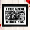 Justice for Charlie Kirk - Prayers Up for Charlie Picture Frame HA75 64486