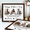 Upload Photo Happy Father's Day 2-Layered Wooden Plaque With Stand HA75 892516